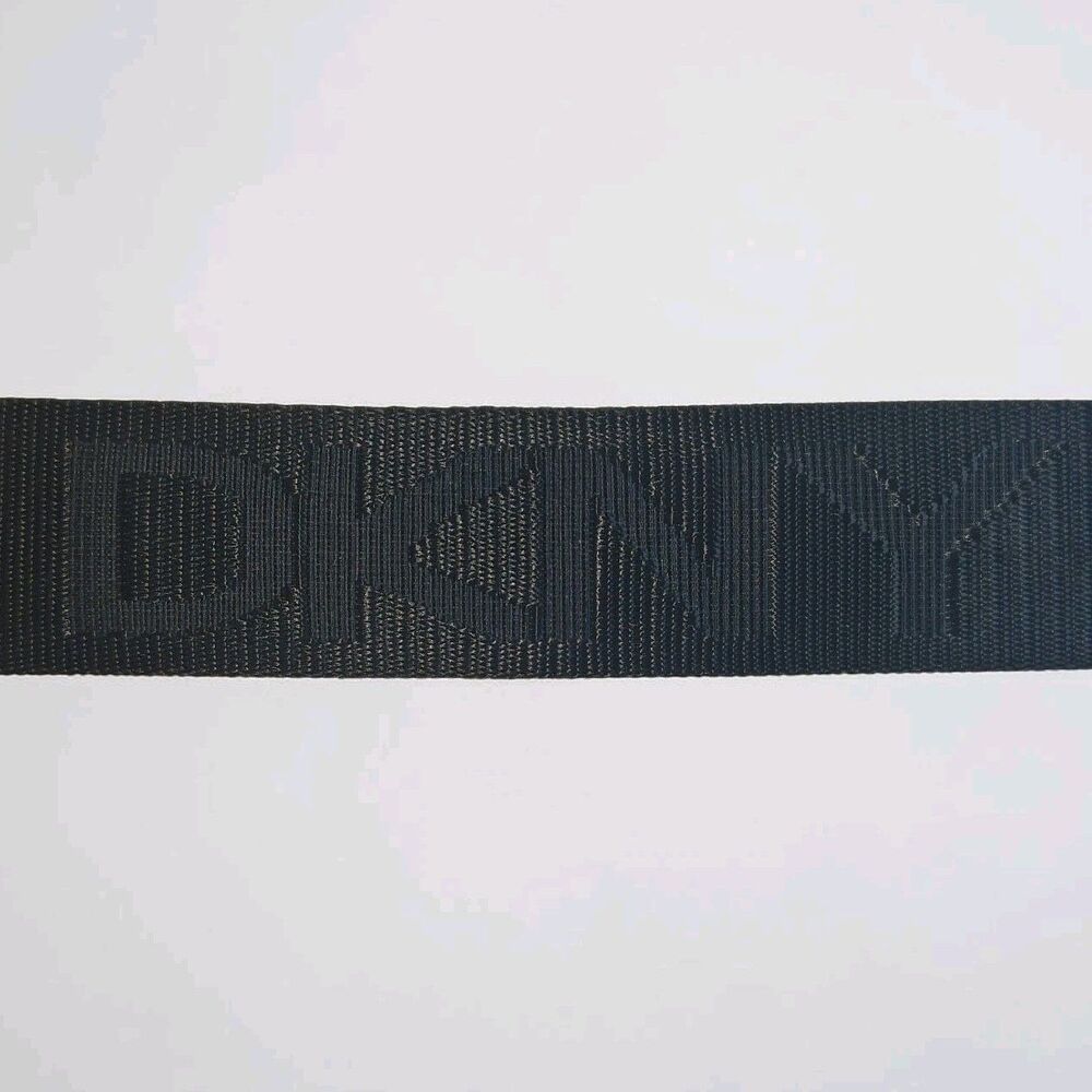 DKNY Tonal Logo Webbing Belt, 48 In. Long